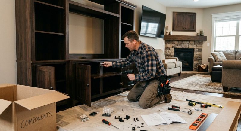 Entertainment Center Assembly in Littleton, CO