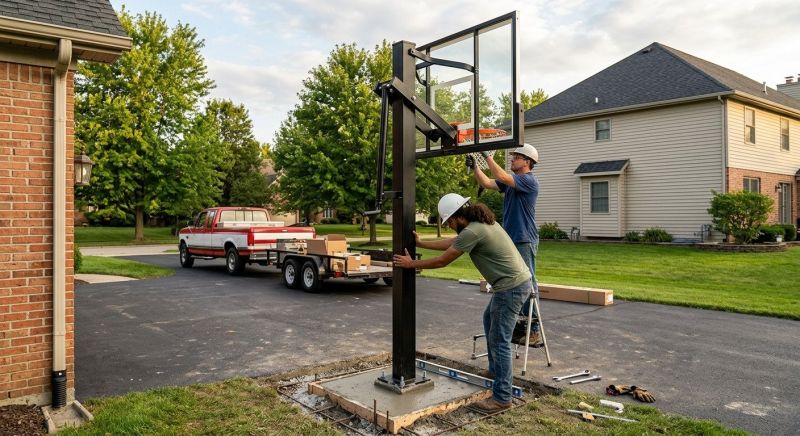 Basketball Goal Installation in Kansas City, KS