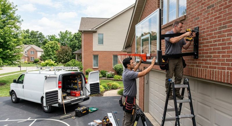Basketball Hoop Installation in Kansas City, KS