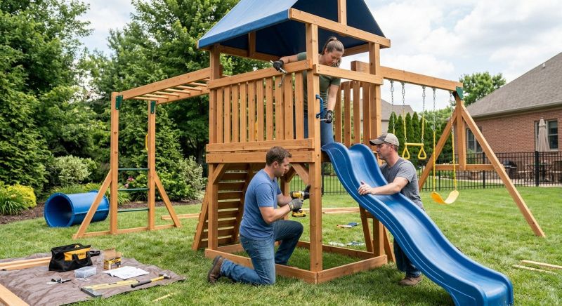Jungle Gym Installation in Kansas City, KS