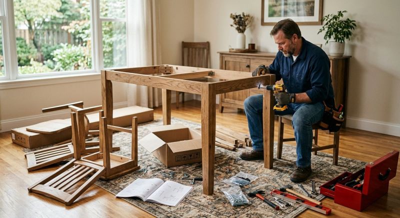 Kitchen Table Assembly in Olathe, KS