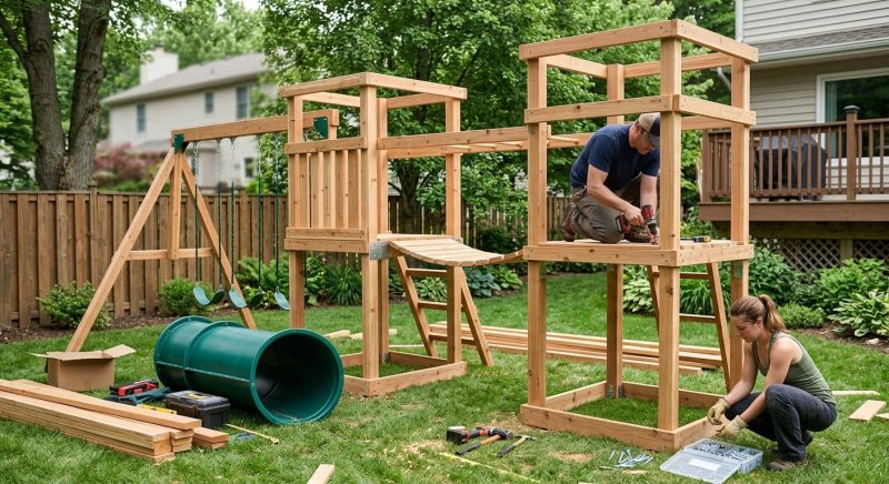 Playground Set Assembly in Kansas City, KS