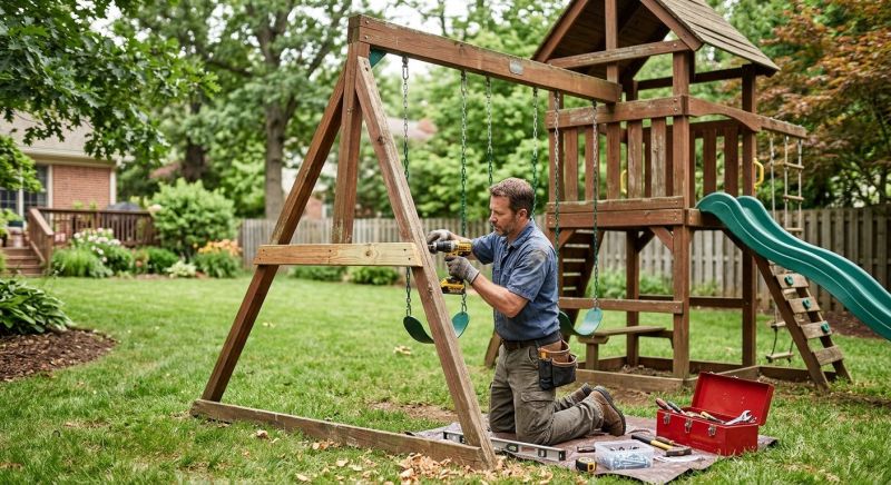 Playset Repair in Kansas City, KS