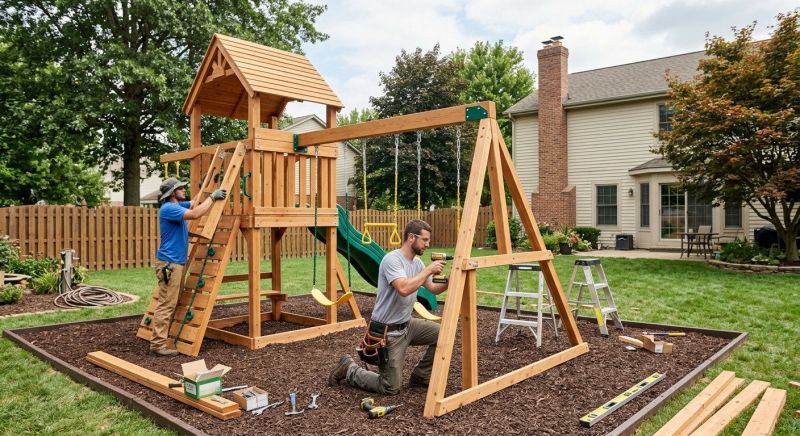 Sliding Board Installation in Kansas City, KS