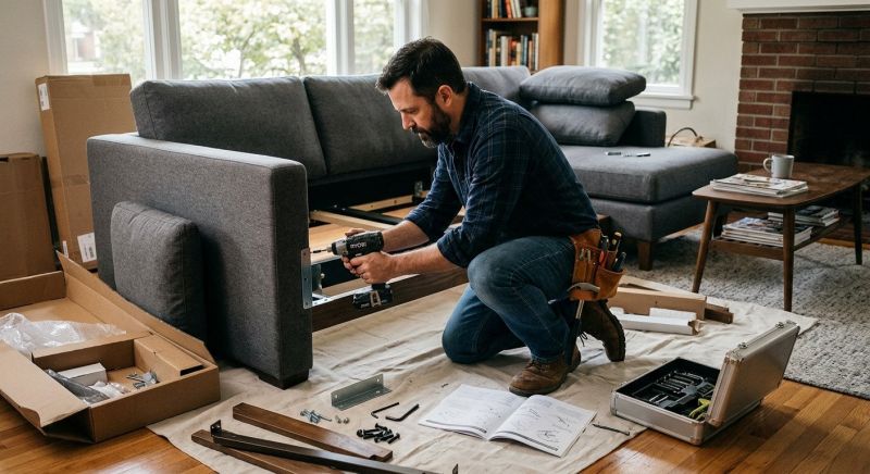 Sofa Assembly in Olathe, KS
